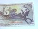 1948 Funf 5 Deutsch Mark Banknote - Sn 11v656515 - Good/fair - L@@k Europe photo 1