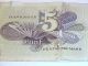 1948 Funf 5 Deutsch Mark Banknote - Sn 11v656515 - Good/fair - L@@k Europe photo 8