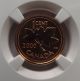 2000 Canada One Cent Ngc Sp67 Rd Frosted Penny Frosted Finish Rare Coins: Canada photo 6