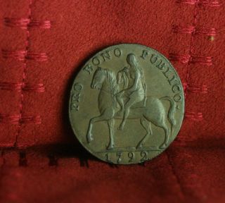Lady Godiva 1792 Coventry 1/2 Penny World Coin Token Great Britain Elephant Uk photo