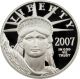 2007 - W Platinum Eagle $50 Pcgs Pr 70 - Statue Liberty 1/2 Oz Platinum photo 2
