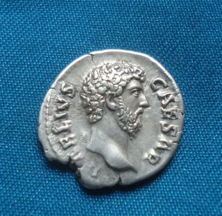 Aelius Ar Denaeius,  Roman Silver Coin photo