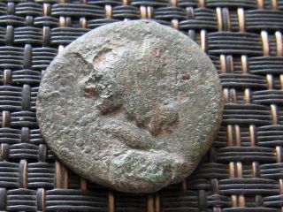 Ancient Greek Bronze Coin Unknown Eagle Very Interesting / 21mm photo