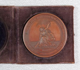 1876 U.  S.  Centennial Exposition Us Commemorative Medal 57 Mm Cm - 11 Bronze photo