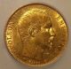 1859 - Bb France 20 Franc Gold Coin Icg Au - 55.  1867 Agw - 1 Cent Start No Rsrv - Coins: World photo 1