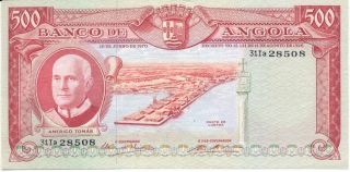 Angola Portugal 500 Escudos 10/06/1970 Unc photo