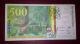French France 1 Bank Note Of 500 Francs 1994 Gem Unc Marie Pierre Curie Perfect Europe photo 1