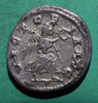 Tater Roman Imperial Silver Denarius Coin Of Severus Alexander Victory photo