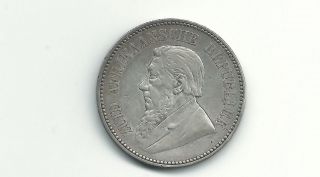 South Africa 1897 2 1/2 Shillings,  Silver Coin photo