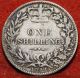 Circulated 1881 Great Britain 1 Shilling Silver Foreign Coin S/h UK (Great Britain) photo 1