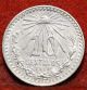 Circulated 1919 Mexico 10 Centavos Silver Foreign Coin S/h Mexico photo 1