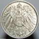 Germany Empire 1 Mark 1911 A Wilhelm I German Imperial Eagle Silver Coin Km 14 Germany photo 1