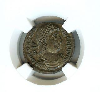 Constantius Ii 337 - 361 Ad.  Ae3 - Emp.  In Galley - Ngc Ms Strike: 4/5 Surface: 4/5 photo