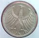 German Silver 1966 G 5 Mark Coin Germany photo 1