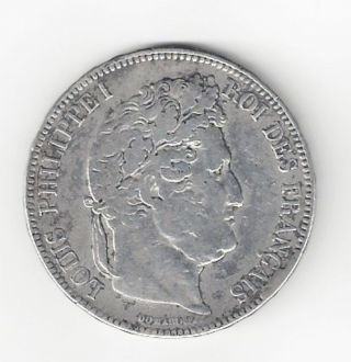 France - 5 Francs,  1832 - D - Silver photo