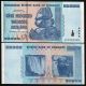 2008 Aa 100 Trillion Dollar Zimbabwe Currency Banknote / One Note / 2008 Aa Zim Africa photo 1