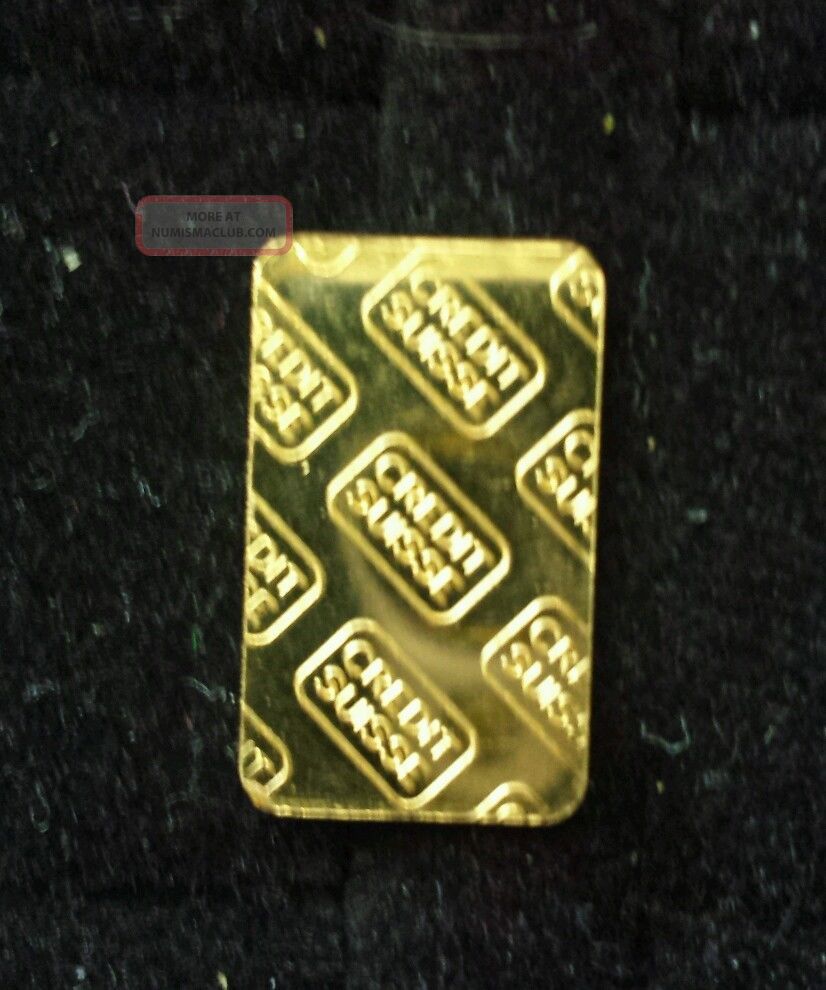 2.5 gram credit suisse gold bar
