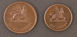Haile Selassie Ethiopian Coin Rasta Lion Of Judah Collectable photo