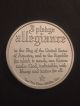1 Oz Silver Round American Eagle - Pledge Of Allegiance -.  999 Fine Silver Coin Platinum photo 3