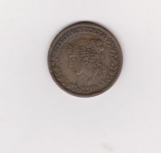 Token Hard Times 1841 Bentonian Currency Drop photo