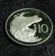 Fiji 10 Dollar Silver Proof,  1986,  Frog Australia & Oceania photo 4