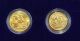 1915 Sovereign And Half Sovereign - Lest We Forget 85th Anniversary Of Gallipoli Gold photo 2
