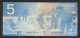 Canada 5 Dollars 2002/2001 Pick 101a Unc Banknote. North & Central America photo 1