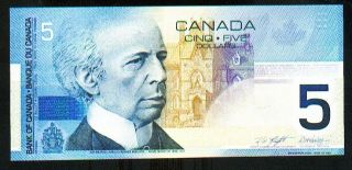 Canada Banknote 5 Dollars 2002/2003 Pick 101b Unc. photo