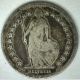 1882 B Silver Switzerland Swiss Helvetia 1/2 Half Franc Coin Yg Europe photo 1