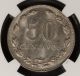 Argentina 50 Centavos 1941 Ngc Ms 65 Unc Nickel South America photo 3