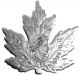 2015 Canada $20 1 Oz Fine Silver Coin - The Canadian Maple Leaf Shape Coin Coins: Canada photo 1