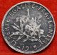 Circulated 1918 France Franc Silver Foreign Coin S/h Europe photo 1