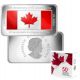 2015 Canada Silver $50 - Canadian Flag - Enameled - Pf70 Uc Er - Ngc Coin - Rare Coins: Canada photo 2