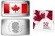 2015 Canada Silver $50 - Canadian Flag - Enameled - Pf70 Uc Er - Ngc Coin - Rare Coins: Canada photo 3