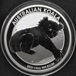 2012 Australian Koala - 1/2 Oz.  Fine Silver photo