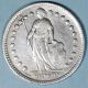 Switzerland 1 Franc 1914 B Very Fine 0.  8350 Silver Coin Europe photo 1