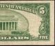 1934 A $5 Dollar Bill Silver Certificate Blue Seal Note Paper Money Old Currency Small Size Notes photo 1