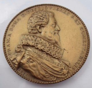 Francois De Bonne Constable Of France French Medal photo