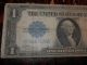 Series 1923 $1.  00 Silver Certificate - Large Average W/folds And Wear Large Size Notes photo 1