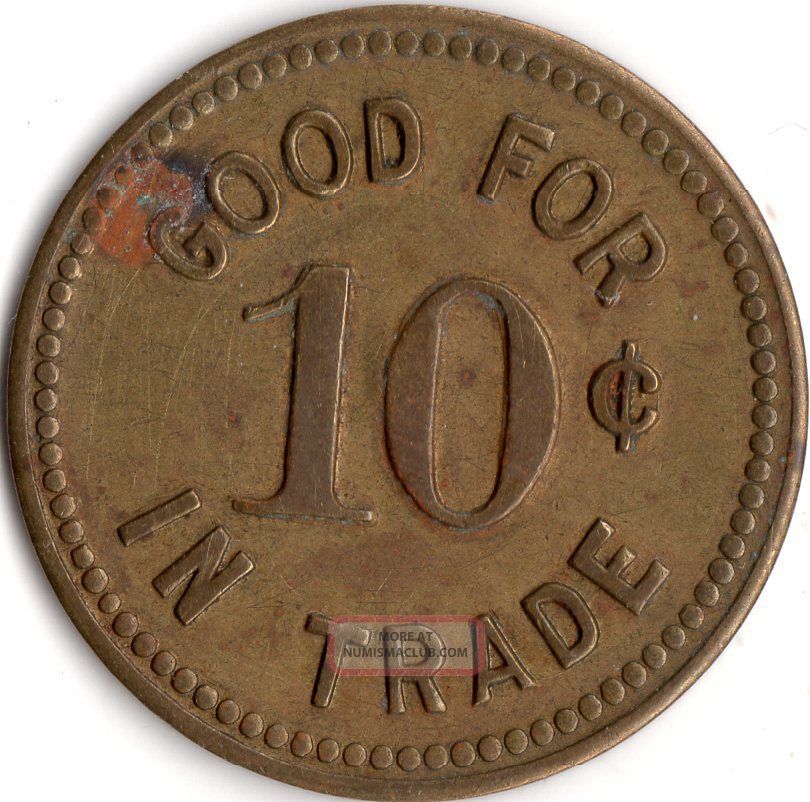 Crown Point Mexico Navajo Indian Trader Good For 10 Trade Token