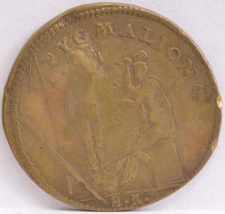 16th Cent.  Nuremberg Germany Ancient Jeton Coin Token Pygmalion Hans Krauwinckel photo