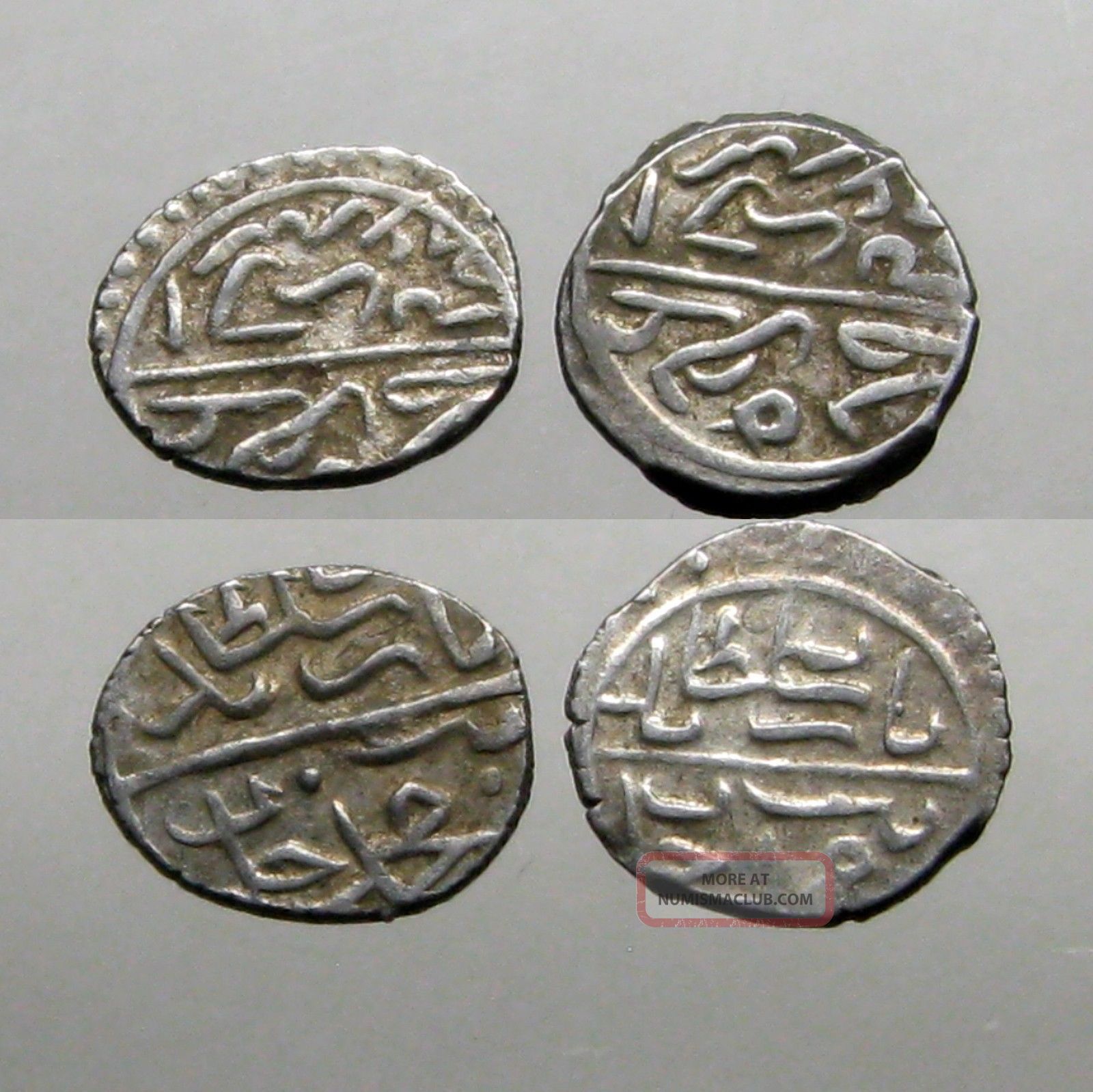 2 Silver Akce - Ottoman Empire_1512 - 1595 Ad_era Of Suleiman The Magnificent Coins: Medieval photo
