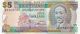 Barbados 5 Dollars (2012) - Warell/trafalgar Square/p67b North & Central America photo 1
