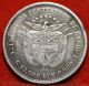 Circulated 1904 Panama 25 Centesimos Silver Foreign Coin S/h North & Central America photo 1