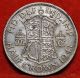 Circulated 1941 Great Britain 1/2 Crown Silver Foreign Coin S/h UK (Great Britain) photo 1
