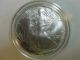 1991 American Eagle Silver Dollar 1 Oz.  Fine Silver Unc Case & Box & Pw Silver photo 2