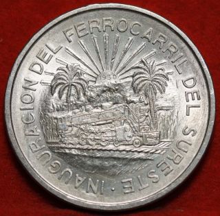 Uncirculated 1950 Mexico 5 Pesos Silver Km 466 Foreign Coin S/h photo
