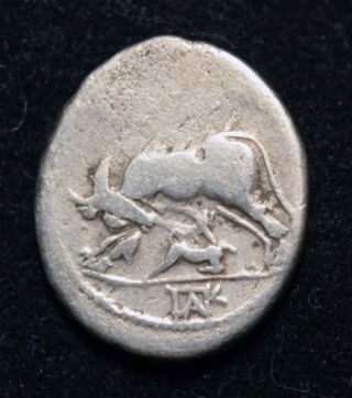 Ancient Greek Silver Coin Of Dyrrhachion In Illyria Ar Drachme photo