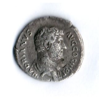Hadrian (ad 117 - 138).  Ar Denarius Ancient Roman Coin photo