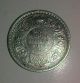 1914 - C India One Rupee Silver,  Km - 524 Xf - Au,  But Has Obverse Dent/dig India photo 3
